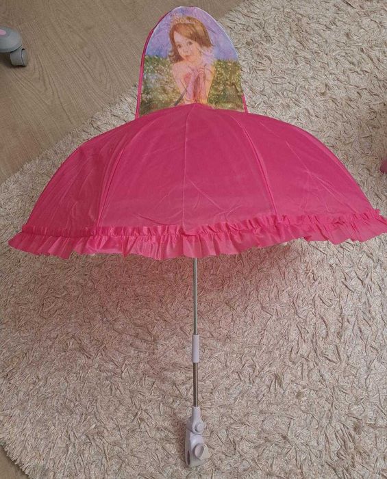 NOU - Umbrela pentru carucior 80 cm pentru ploaie si protectie UV 50+