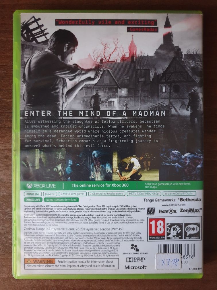 The Evil Within Xbox 360