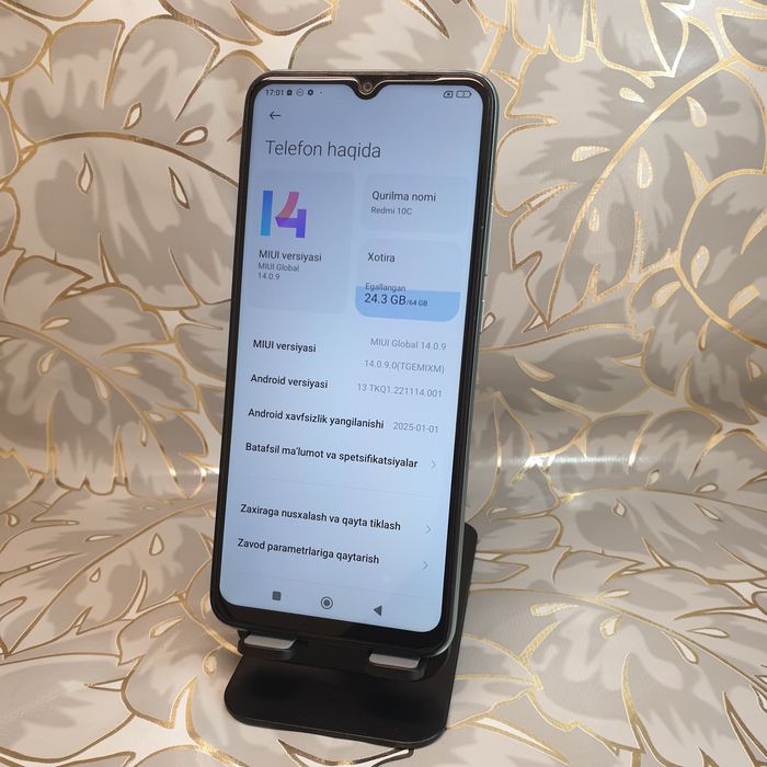 Redmi 10c srochna sotiladi