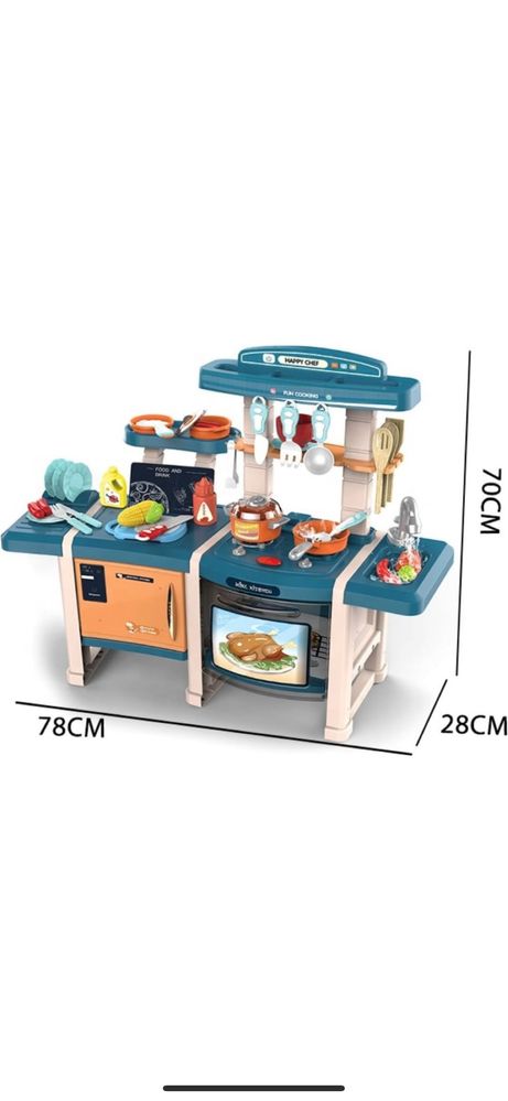 Bucatarie Multifunctionala pentru Copii HAPPY CHEF™ DUBLA XXL