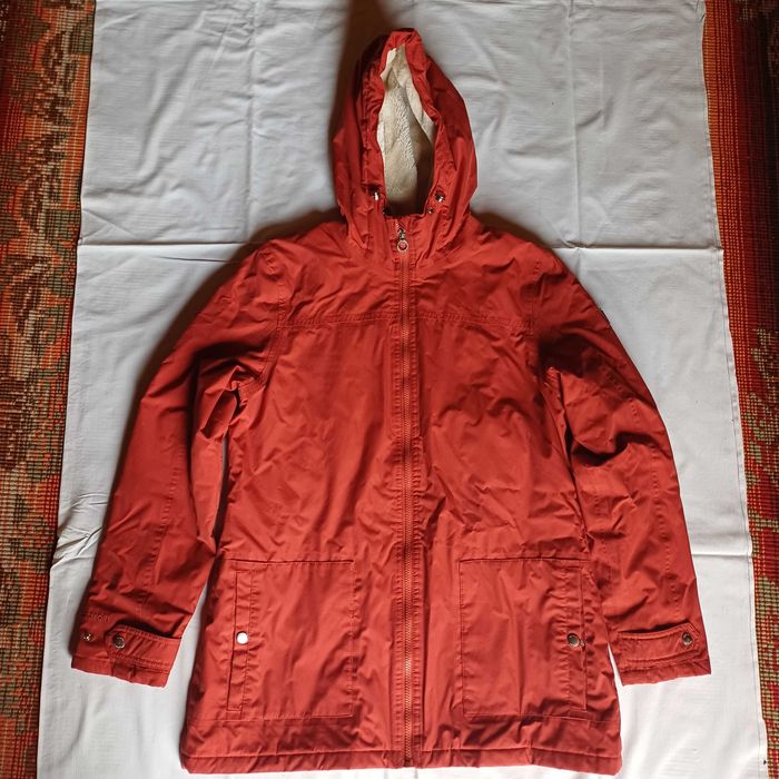 Дамско яке цвят керемида