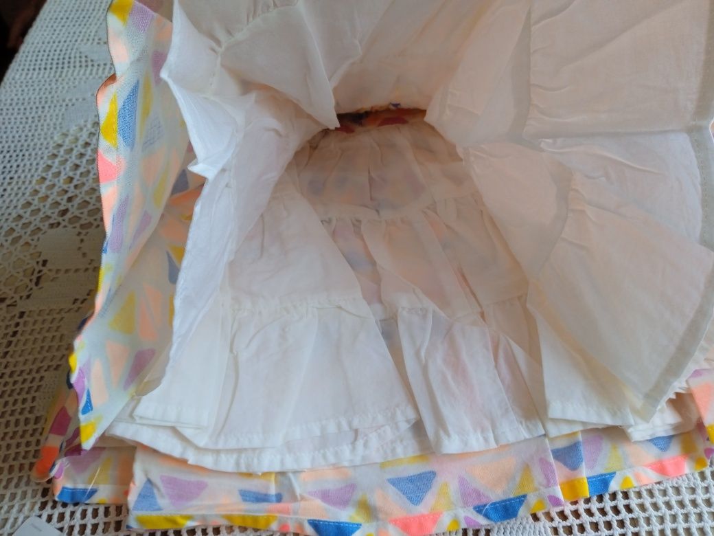 НОВ детски комплект пола и блуза с къс ръкав Mothercare, 3-4 години
