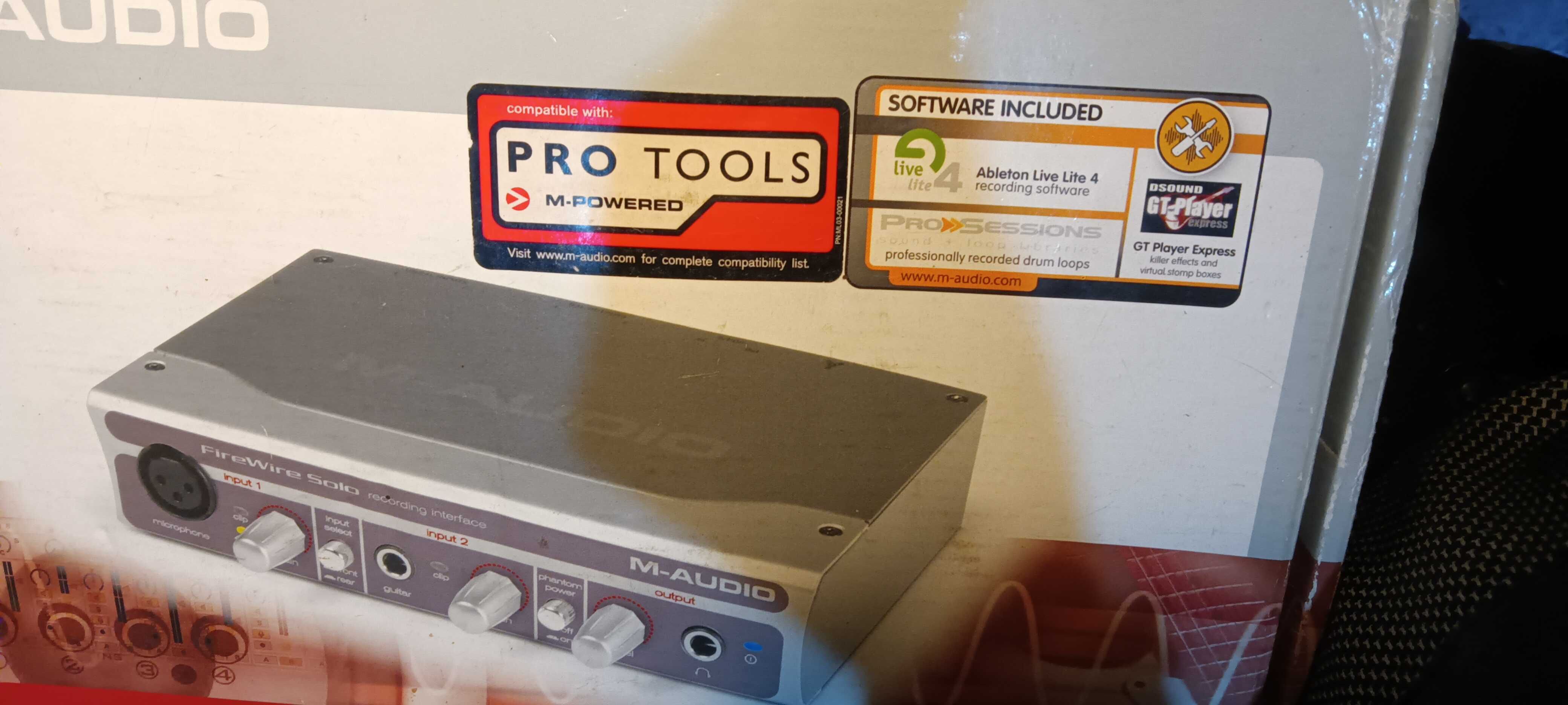 M-Audio Fireware Solo интерфейс за запис и управление на саунда -ПРОМО