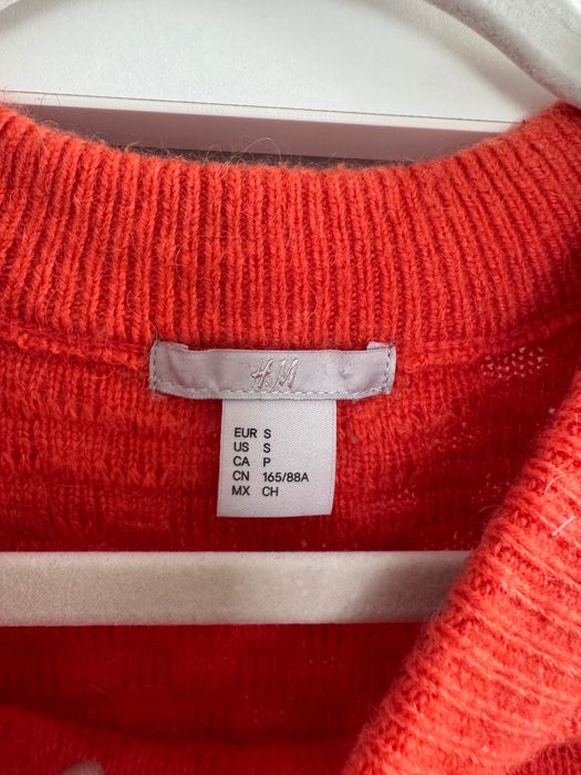 Пуловер H&M S оранжев