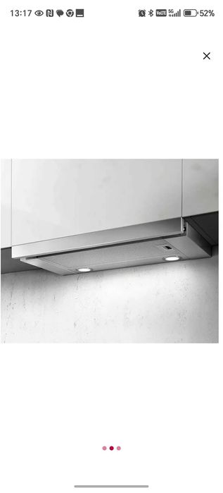 Hota incorporabila telescopica ELICA Elite 1 motor, 581 m3/h, L 60 cm