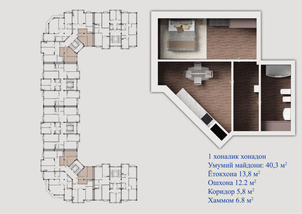 Uy Sotiladi 1 xona 2 xona qilingan Sergili 8 Hokimiyatni oldida