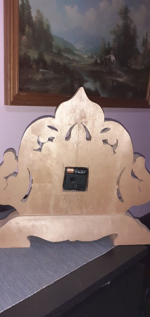 Ceas perete ceas sculptat