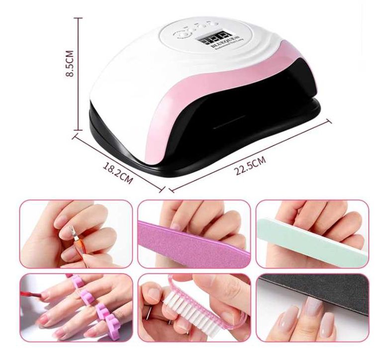 Lampa unghii JOYBOY UV LED 168 W Lampa profesionala Display