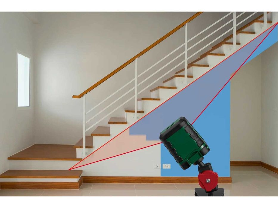 Nivela cu laser si suport, noua, sigilata, Germania