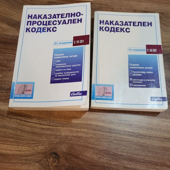 НК и НПК наказателен кодекс