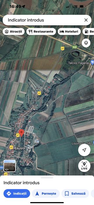 Vand teren intravilan sat Rausor lângă Rau