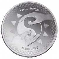Moneda argint pur 999.9 investitie 1 oz 31.1g noua Equilibrium 2020