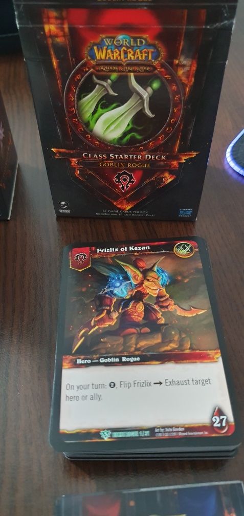 World of Warcraft trading card game WOW TCG Class starter