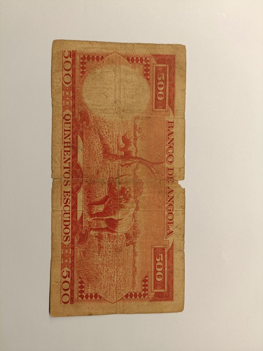 500 Escudos Angola colonie Portugalia