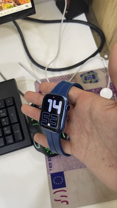 Apple watch 7  45 mm 86% кар дак зарядка