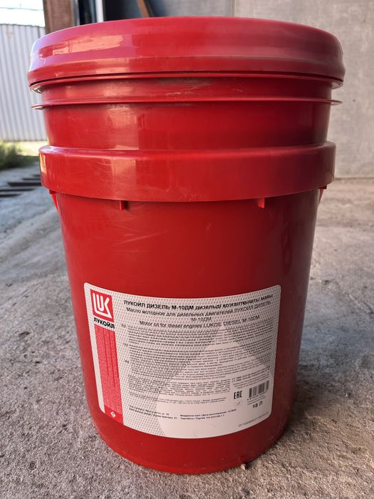 Моторное масло ЛУКОЙЛ Дизель М-10ДМ, 18 л — новое, запечатанное