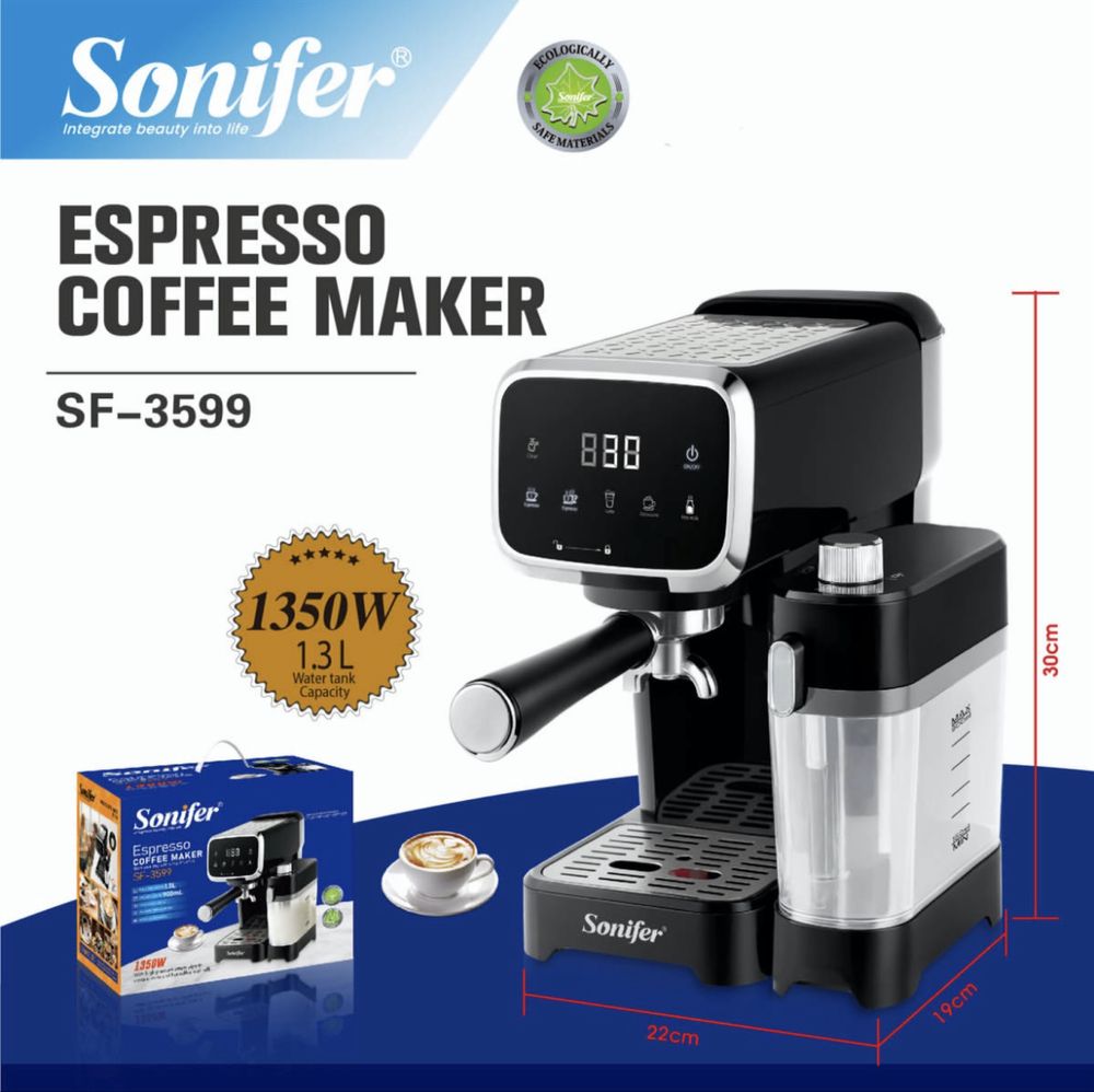 Кофеварка для Капучино, Expresso Latte Sonifer SF-3599
