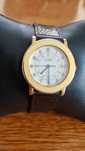 Ceas lux vintage ,,must de Cartier"ronde,aur vermeil,quartz,original