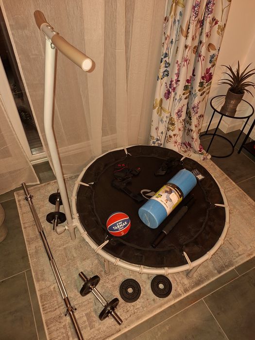 Trambulina Domyos FIT TRAMPO 500 cu bara frontala