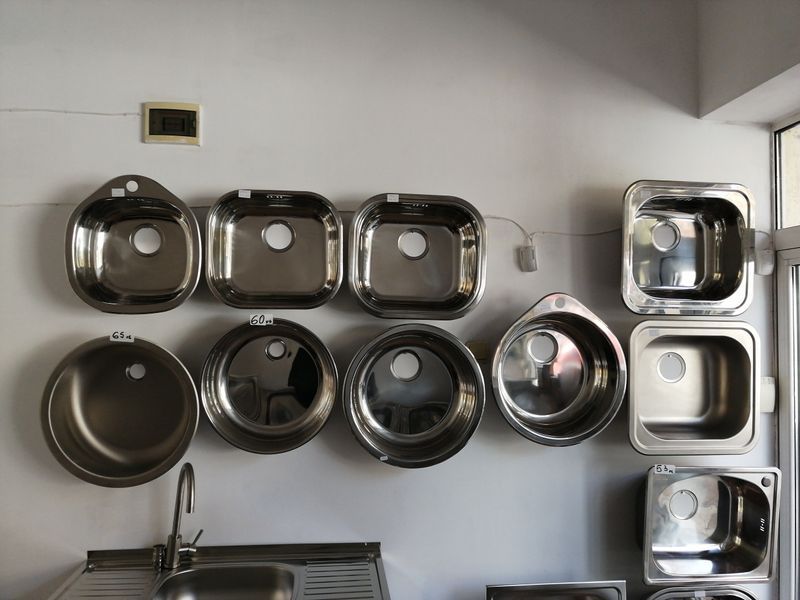 Нови Кухненски мивки шкаф за кухня по поръчка  Хром Силистра бордова