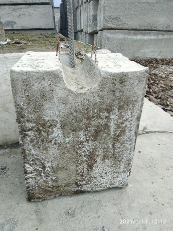 Газ труба тагига куйиш учун бетон тумбалар