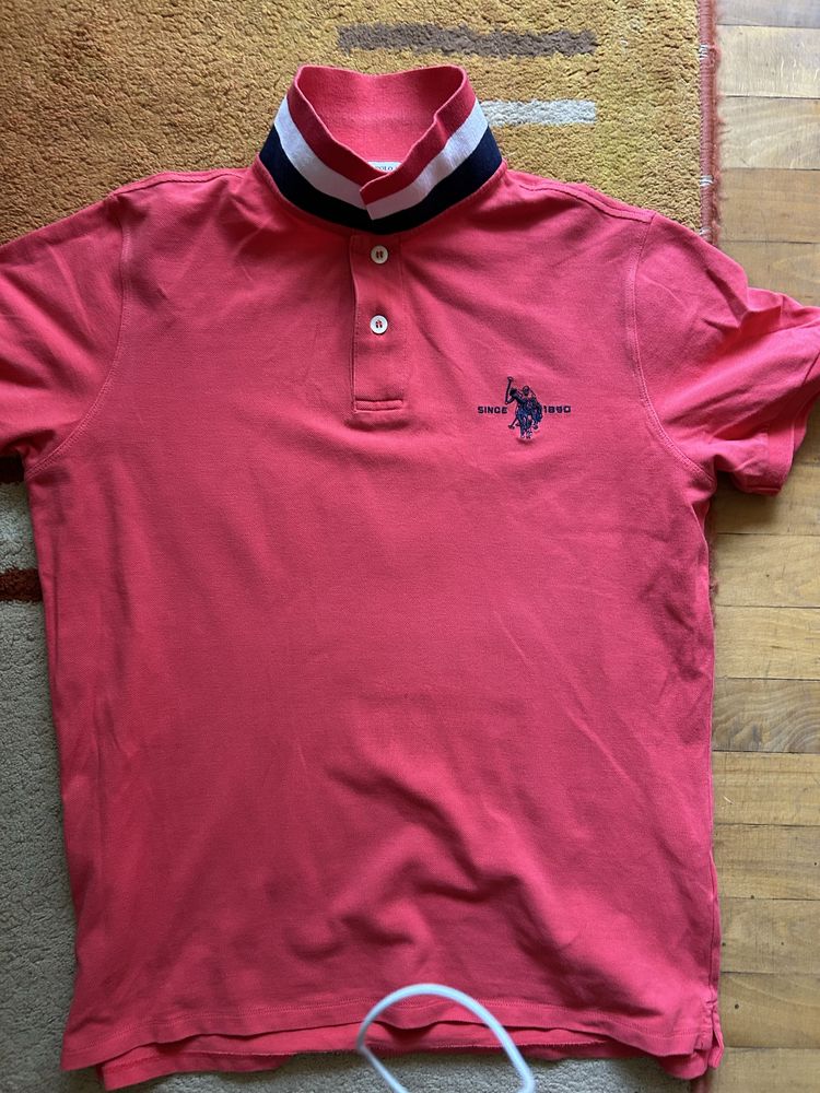 US Polo Assn тениска с яка