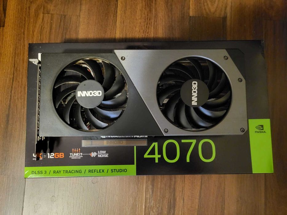INNO3D Rtx 4070 TWIN X2, 12GB in Garantie (Acte-Ianuarie 2027)
