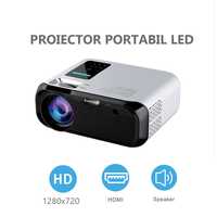 Videoproiector portabil, Model E500, Alb, 1800 Lumeni