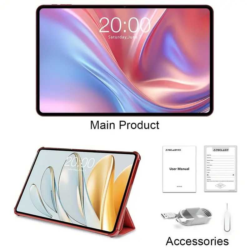 Голям 12" Таблет Teclast® Модел 2025 8-ядрен 16G RAM 128G Памет