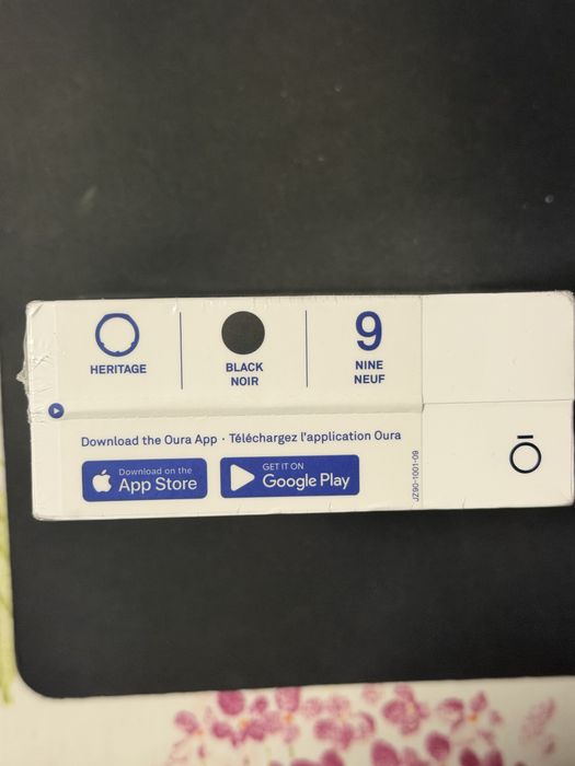 Oura Ring Gen 3 Black Size 9 US