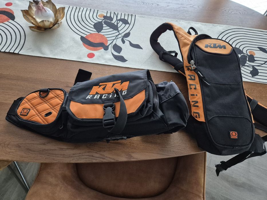 Borseta KTM si rucsac KTM cu ploasca ptr apa 2L