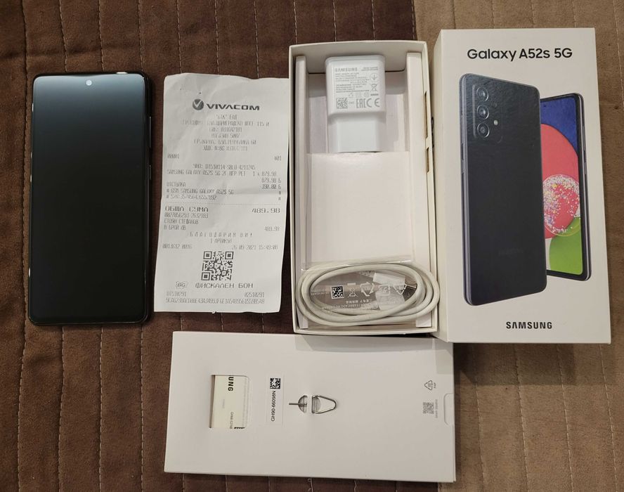 Samsung Galaxy A52s 5G 128GB, 6GB,Black, ГАРАНЦИЯ
