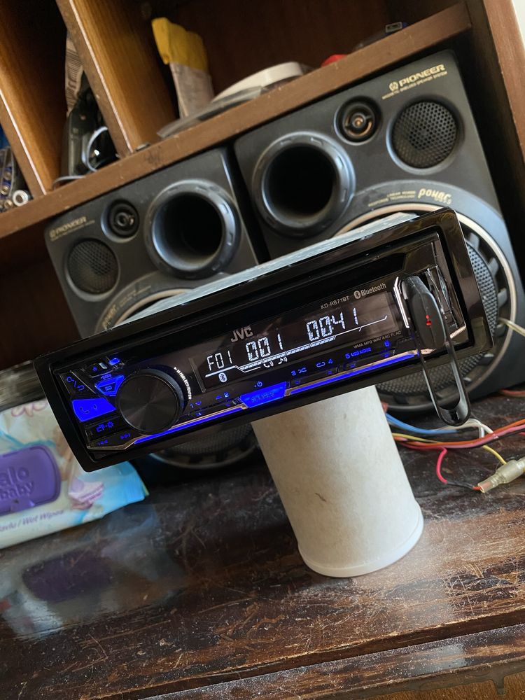 JVC KD-R871BT - BLUETOOTH USB CD mp3 плеър за кола сд радио