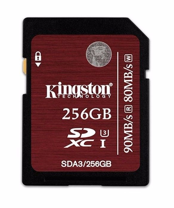 Card SDXC 256 GB suporta 4K Kingston clasa 10 UHS-I U3 nou - sigilat