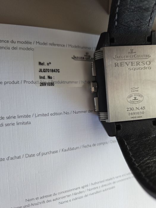 Jaeger-LeCoultre Reverso Squadra Chronograph Gmt