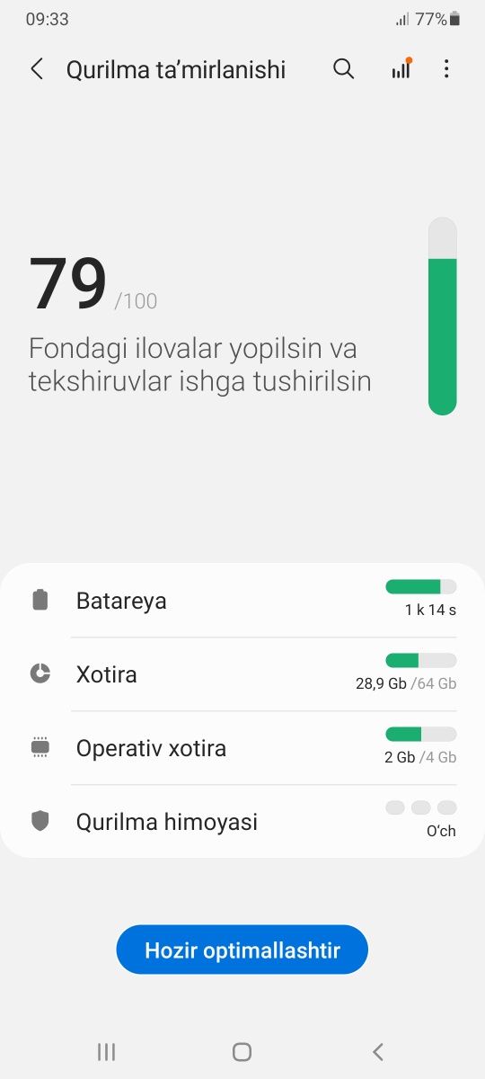 Samsung A32 4G telga javob beriladi