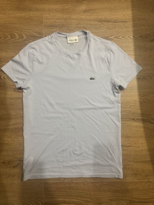 Светло синя тениска lacoste