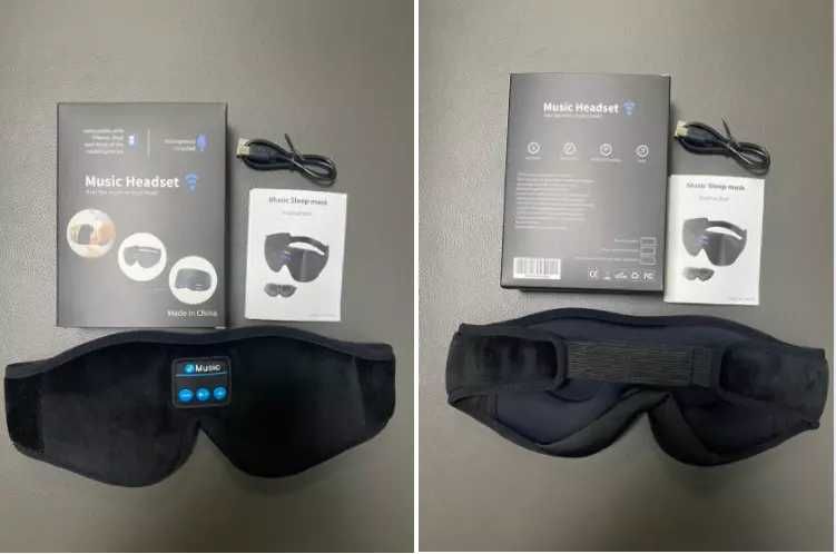 Блутут маска за пътуващи / Bluetooth маска/ Маска и безжични слушалки