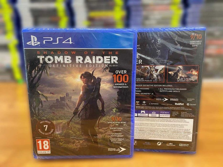 Новый*** Shadow of the Tomb Raider PS4/PS5 Большой Выбор Игр