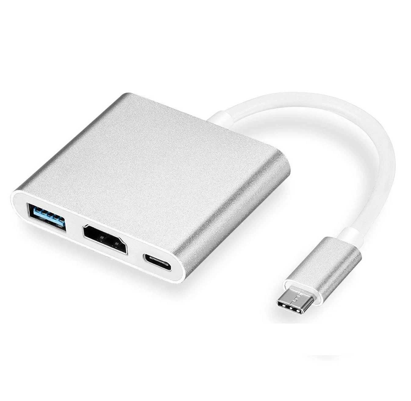 USB-C hub адаптер переходник док станция type-c to hdmi vga usb