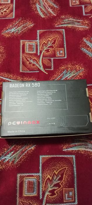 Vând Placa video PCWinMax Radeon RX 580, 8GB GDDR5, 256-bit, 1 x DVI