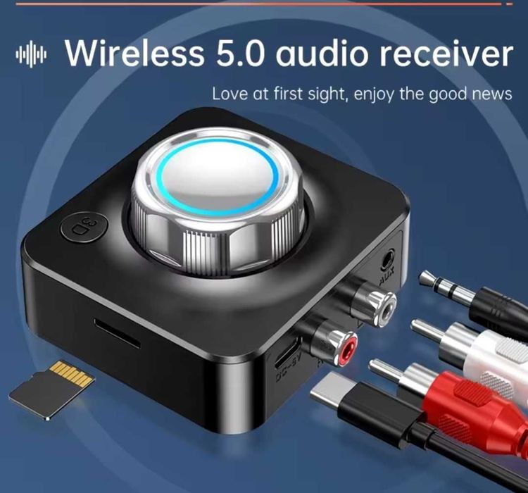Receptor audio bluetooth, sunet 3D Surround Stereo 5.0