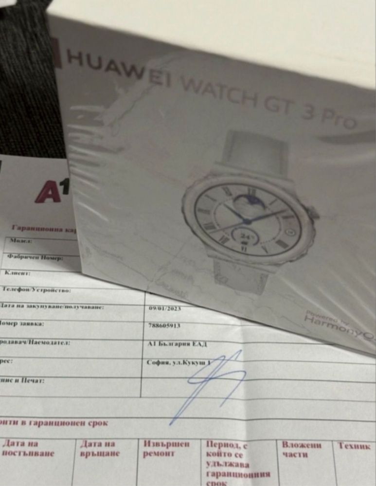 41mm Huawei watch GT 3 Pro Гаранция A1 2025г Ceramic White Leather GT3