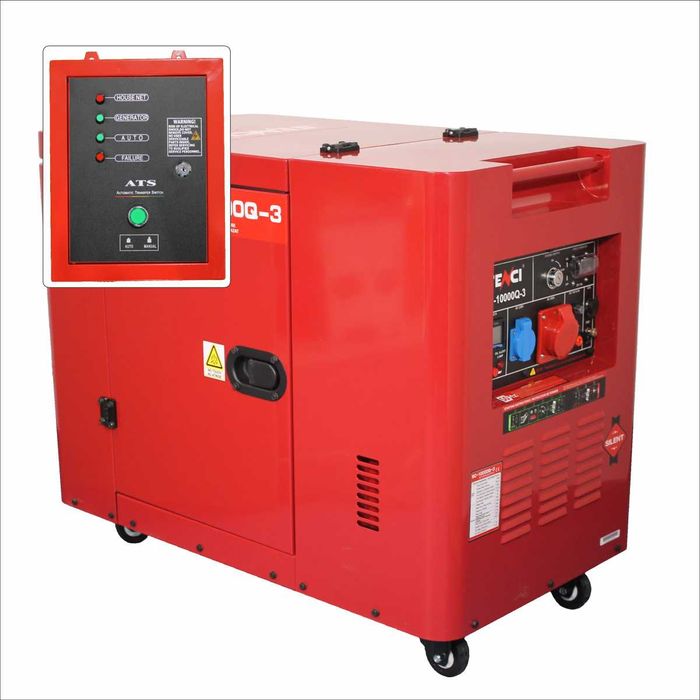 Generator insonorizat SENCI SC10000Q-3, 8kW 400V cu ATS & AVR Diesel