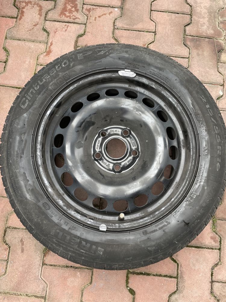 Janta si cauciuc R16 215/55 R16 Pirelli vw audi skoda