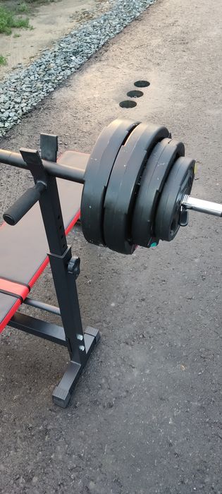 разборная штанга и гантели по 30 кг