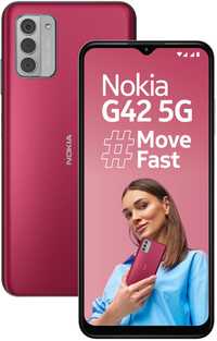 NOKIA G42 5G Чисто Нов мобилен телефон 3 години гаранция Розов