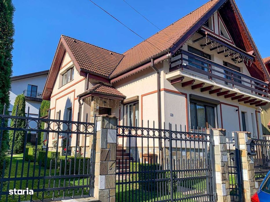 Vilă de lux, vedere superbă la munte, P+M, teren 456 mp /Comision 0