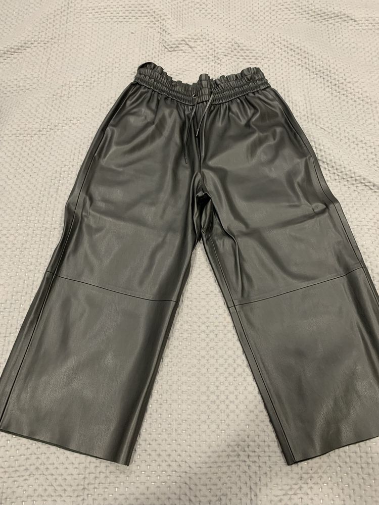 Брюки Zara, экокожа