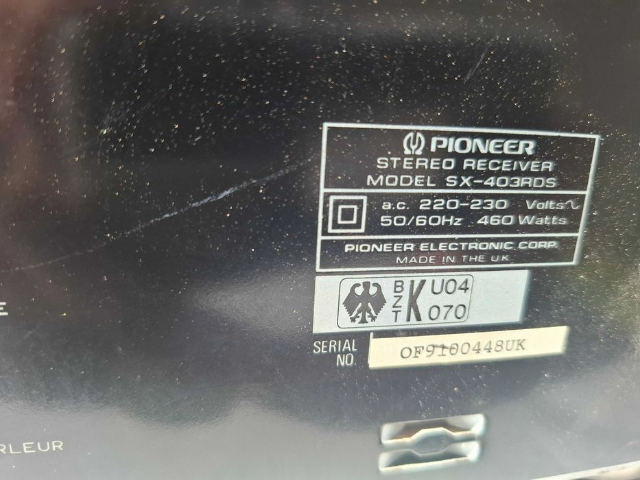 statie de amplificare pioneer cu amplificator 460w consum